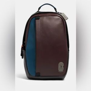 Coach Edge color block backpack